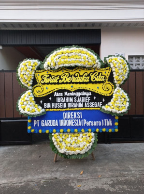 Papan Bunga Duka di Medan Amplas